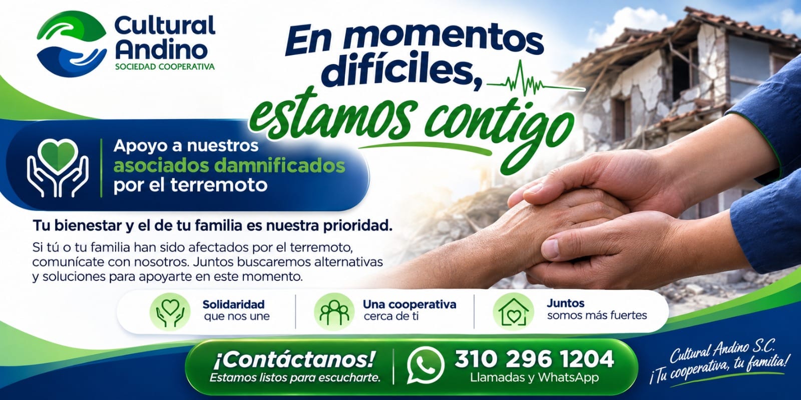 Cultural Andino está contigo